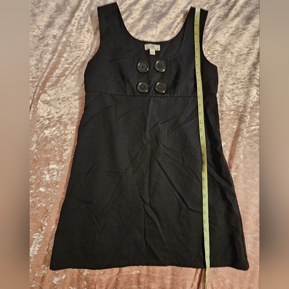 5/$25 Black Button Dress - Picture 5 of 10